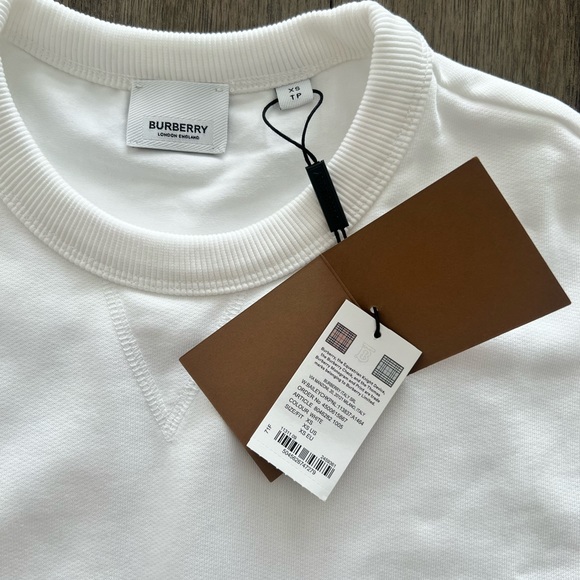 Burberry Vintage Check Cotton Oversized Sweatshirt - Picture 7 of 16